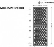 Винный шкаф CLIMADIFF MILLESIME240DB фото 2 в Казани и Татарстане