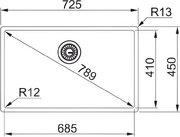 Мойка Franke BXX 210/110-68 полированная нержавеющая сталь фото 4 в Казани и Татарстане