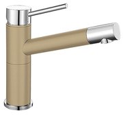 Смеситель Blanco Alta compact chrome/Silgranit шампань