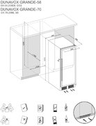 Винный шкаф Dunavox DX-70.258SS фото 3 в Казани и Татарстане