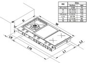 Газо-электрическая панель Bertazzoni PM36 1 IG X фото 4 в Казани и Татарстане