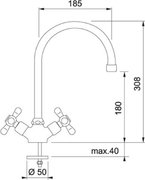 Смеситель Franke Ambra Alto фото 2 в Казани и Татарстане