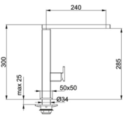 Смеситель Franke Centinox нержавеющая сталь фото 2 в Казани и Татарстане
