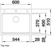 Мойка BLANCO ETAGON 6 Silgranit темная скала фото 4 в Казани и Татарстане