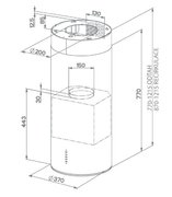 Вытяжка Faber CYLINDRA ISOLA GLOSS  EG10 W A37 фото 2 в Казани и Татарстане