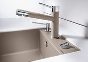 Смеситель Бланко Alta compact chrome/Silgranit жемчужный фото 4 в Казани и Татарстане Смеситель Blanco Alta compact chrome/Silgranit жемчужный фото 4 в Казани и Татарстане