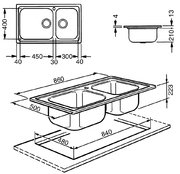 Мойка Смег LG862 фото 2 в Казани и Татарстане Мойка Smeg LG862 фото 2 в Казани и Татарстане