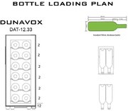 Винный шкаф Dunavox DAFT-12.33 фото 3 в Казани и Татарстане