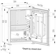 Минибар Dometic RH 430 NTE фото 4 в Казани и Татарстане