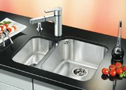 Мойка Бланко Ypsilon 550-U чаша справа, клапан-автомат нержавеющая сталь фото 2 в Казани и Татарстане Мойка Blanco Ypsilon 550-U чаша справа, клапан-автомат нержавеющая сталь фото 2 в Казани и Татарстане