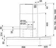 Вытяжка Franke FCR 925 I TC BK XS фото 2 в Казани и Татарстане