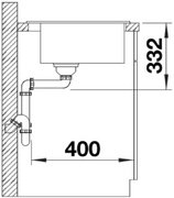 Мойка BLANCO NAYA 5 Silgranit антрацит фото 4 в Казани и Татарстане