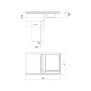 Варочная панель FALMEC Design+ MODULA/M2 (84 х 51) фото 3 в Казани и Татарстане