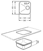 Мойка Смег UM34 фото 2 в Казани и Татарстане Мойка Smeg UM34 фото 2 в Казани и Татарстане