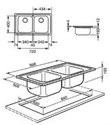 Мойка Смег LE862 фото 2 в Казани и Татарстане Мойка Smeg LE862 фото 2 в Казани и Татарстане