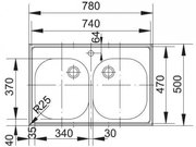 Мойка Франке ETX 620-50 фото 3 в Казани и Татарстане Мойка Franke ETX 620-50 фото 3 в Казани и Татарстане