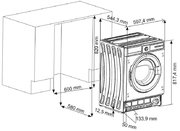 Встраиваемая стиральная машина Vestfrost VF714BI03W фото 4 в Казани и Татарстане