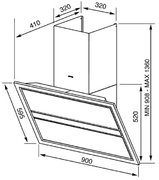 Вытяжка Smeg KCVB9B фото 2 в Казани и Татарстане