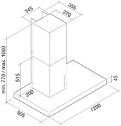 Вытяжка Falmec Lux 120 ix (800) ECP фото 4 в Казани и Татарстане