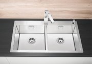 Мойка Бланко Claron 400/400-IF/N нержавеющая сталь фото 2 в Казани и Татарстане Мойка Blanco Claron 400/400-IF/N нержавеющая сталь фото 2 в Казани и Татарстане
