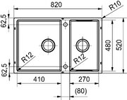 Мойка Franke BWX 120-41-27 сталь фото 4 в Казани и Татарстане