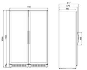 Винный шкаф Dometic C125G VinoView Double Classic фото 2 в Казани и Татарстане