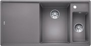 Мойка Blanco AXIA III 6 S чаша справа, доска стекло клапан-автомат InFino® алюметаллик Мойка Blanco AXIA III 6 S чаша справа, доска стекло клапан-автомат InFino® алюметаллик