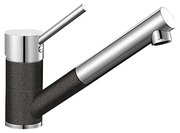 Смеситель Бланко Antas-S chrome/Silgranit антрацит фото в Казани и Татарстане Смеситель Blanco Antas-S chrome/Silgranit антрацит фото в Казани и Татарстане