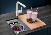 Мойка Blanco ETAGON 500-U PuraPlus глянцевая магнолия клапан-автомат InFino 525150 фото 4 в Казани и Татарстане