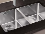 Мойка Blanco ANDANO 340/340-U нержавеющая сталь фото 3 в Казани и Татарстане