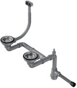 Арматура для полуторачашевых моек со скрытым переливом Omoikiri WK-1.5-S IN фото в Казани и Татарстане