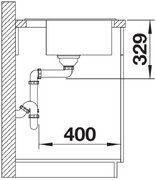Мойка BLANCO LEGRA 6 Silgranit антрацит фото 4 в Казани и Татарстане