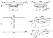Варочная панель со встроенной вытяжкой Smeg HOBD482D2 фото 2 в Казани и Татарстане
