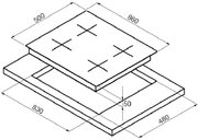Варочная поверхность Korting HG 930 CTX PRO фото 2 в Казани и Татарстане