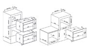 Компактный духовой шкаф с СВЧ Smeg SF4750MCAO фото 2 в Казани и Татарстане
