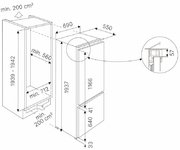 Встраиваемый холодильник Kuppersbusch FKGF 9835.0i фото 2 в Казани и Татарстане