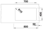 Мойка BLANCO SUBLINE 700-U Level Silgranit черный фото 4 в Казани и Татарстане