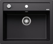 Мойка BLANCO DALAGO 6 Silgranit черный, клапан-автомат