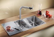 Мойка Blanco Andano 400/400-IF нержавеющая сталь фото 2 в Казани и Татарстане