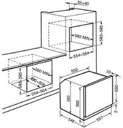 Духовой шкаф Smeg SCP805AO фото 3 в Казани и Татарстане