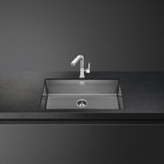Мойка Смег Mira VSTR71DKX темная нержавеющая сталь фото 2 в Казани и Татарстане Мойка Smeg Mira VSTR71DKX темная нержавеющая сталь фото 2 в Казани и Татарстане