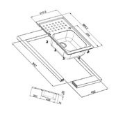 Мойка Смег LV95F-3 фото 3 в Казани и Татарстане Мойка Smeg LV95F-3 фото 3 в Казани и Татарстане