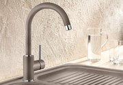 Смеситель Бланко MIDA Silgranit песочный фото 3 в Казани и Татарстане Смеситель Blanco MIDA Silgranit песочный фото 3 в Казани и Татарстане