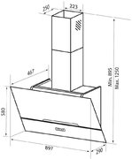 Вытяжка Zigmund Shtain K 142.9 W фото 4 в Казани и Татарстане