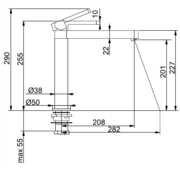Смеситель Franke Format хром фото 2 в Казани и Татарстане