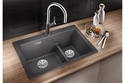 Мойка Blanco PLEON 6 Split SILGRANIT PuraDur антрацит фото 2 в Казани и Татарстане