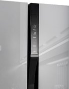 Холодильник Hyundai CS6503FV белое стекло фото 4 в Казани и Татарстане