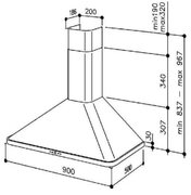 Вытяжка  Kaiser A 9416 CuBE фото 2 в Казани и Татарстане