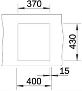 Мойка BLANCO CLARON 340-IF нержавеющая сталь Durinox фото 4 в Казани и Татарстане