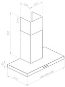 Вытяжка Pando P-823N/90 IX V.850 ECO SEC PLUS фото 2 в Казани и Татарстане